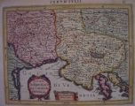 JANSSONIUS, JAN: MAP OF FRIULI, KARST, CARNIOLA AND ISTRIA